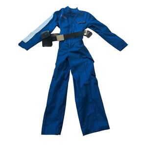 NEW Star Wars Mechanics Jumpsuit Kids Medium Blue Galactic Starcruiser Costume